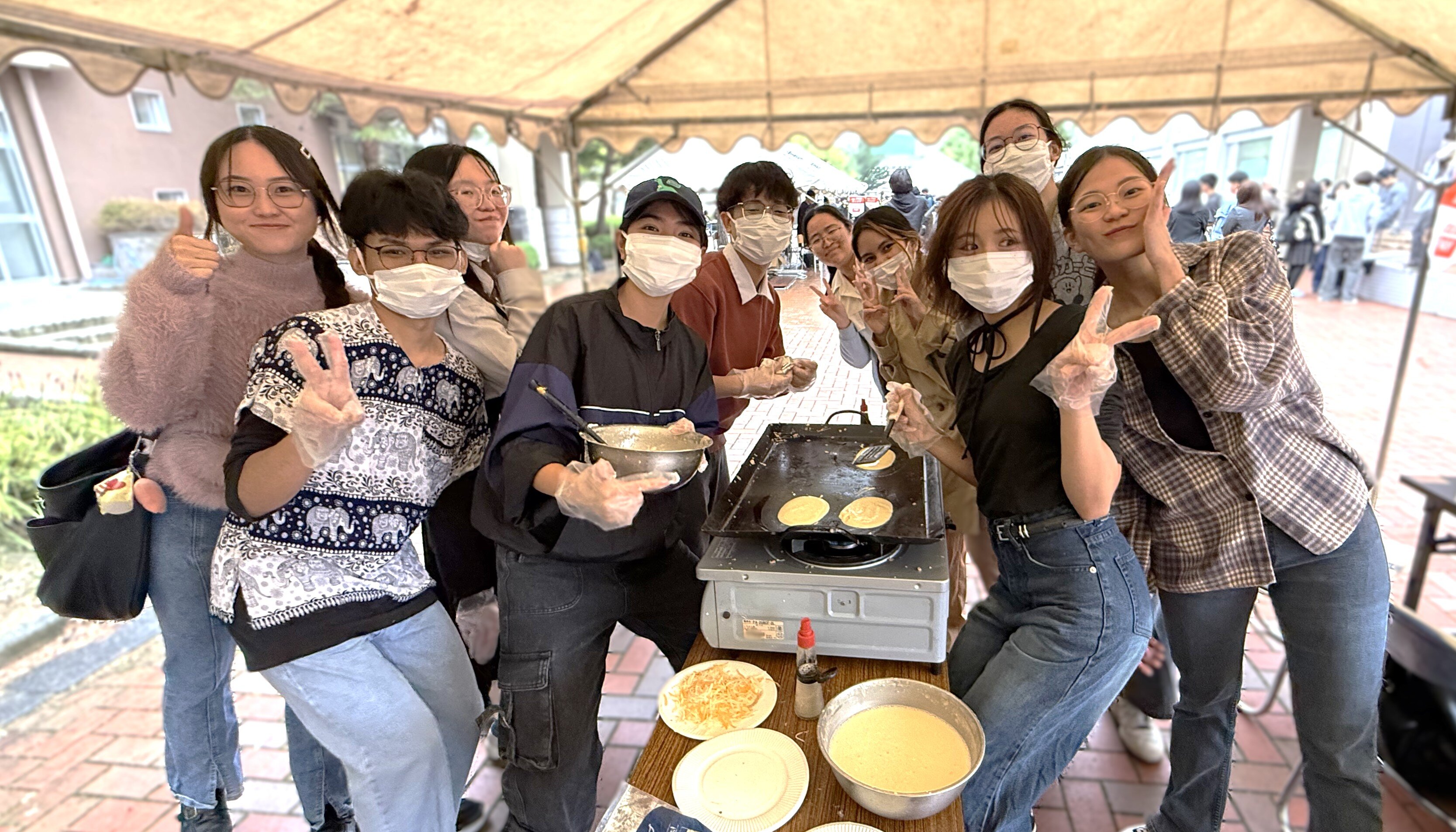 🌏 International Students Open Food Stalls at Kosen Festival!