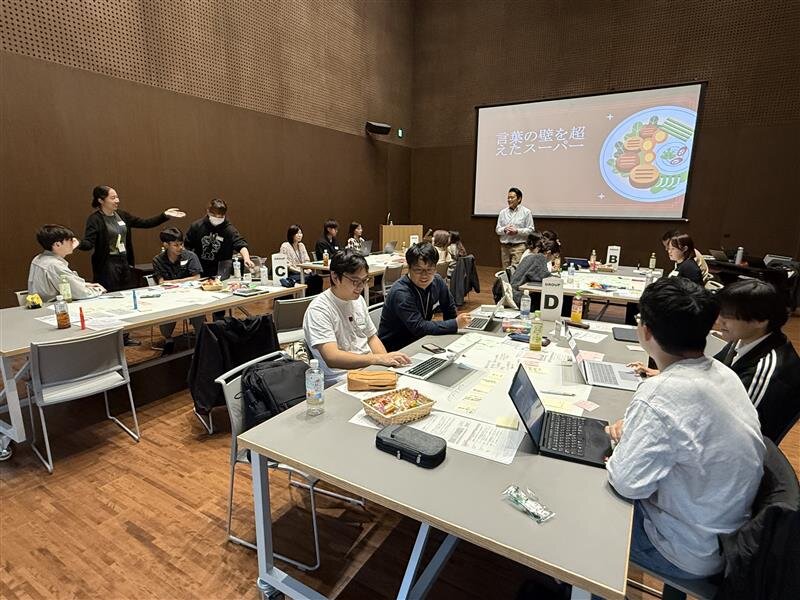 八戸市主催「多文化共生推進ワークショップ」に本校学生が参加しました。Students from our school participated in the Multicultural Coexistence Promotion Committee workshop hosted by Hachinohe City.