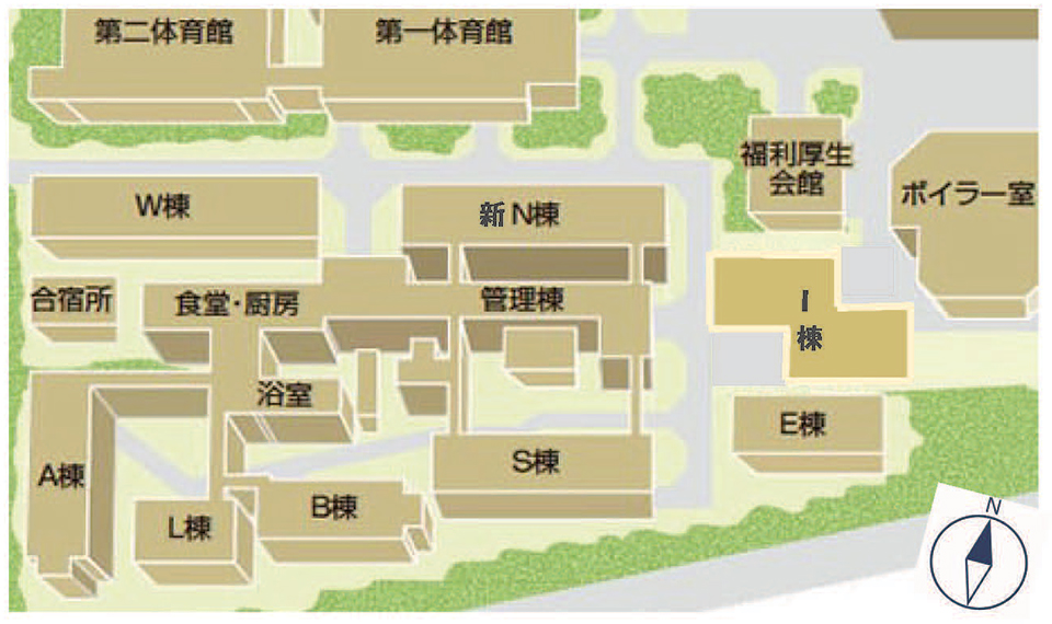 学寮配置図